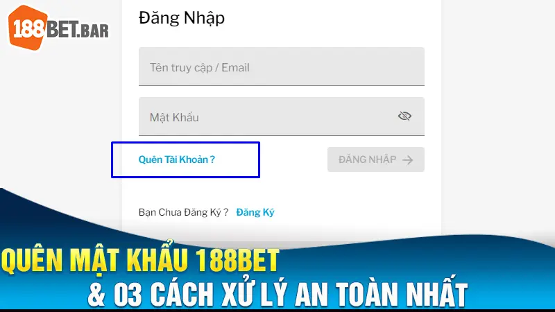 Quên mật khẩu 188bet