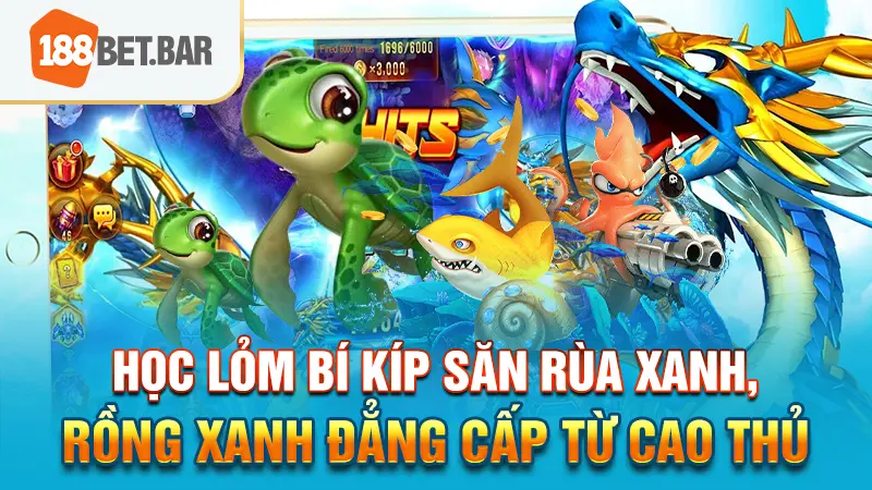 Học lỏm bí kíp săn Rùa xanh, Rồng Xanh đẳng cấp từ cao thủ